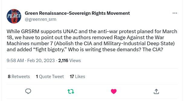 Who is writing these demands? The CIA?